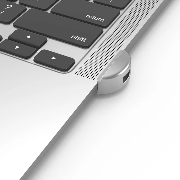 Maclocks MacBook Pro M1 14" Kabelschloss, schwarz/silber