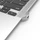 Maclocks MacBook Pro M1 14" Kabelschloss, schwarz/silber (MBPR14LDG01)