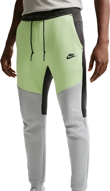 Nike Tech Trainingshose lang light liquid lime/anthracite/light smoke grey/black (Herren)
