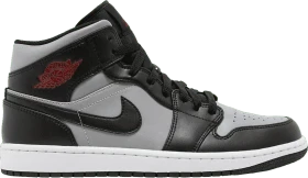 Nike Air Jordan 1 Mid black/particle grey (Herren)