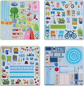 HABA Little Friends - Puppenhaus - Klebe-Deko-A