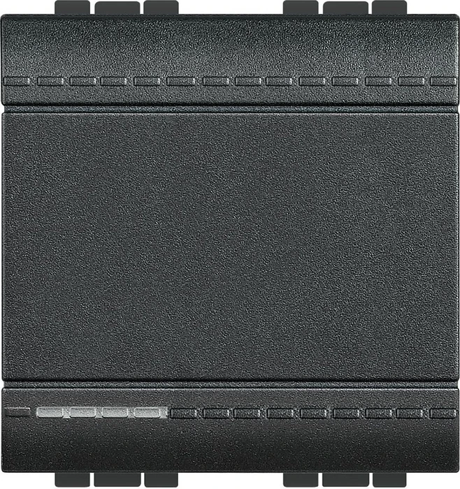 Bticino LivingLight Kreuzschalter SK 2-modulig, anthrazit
