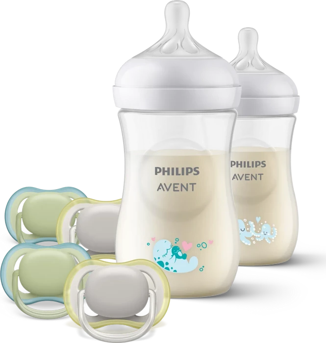 Philips Avent SCD837/13 Natural Response Neugeborenen Starter-Set, 8-tlg.