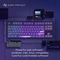 Dark Project ALU87B Celestial Gaming Keyboard, violett, LEDs RGB, g3ms Voidstone Silent, USB, US Vorschaubild