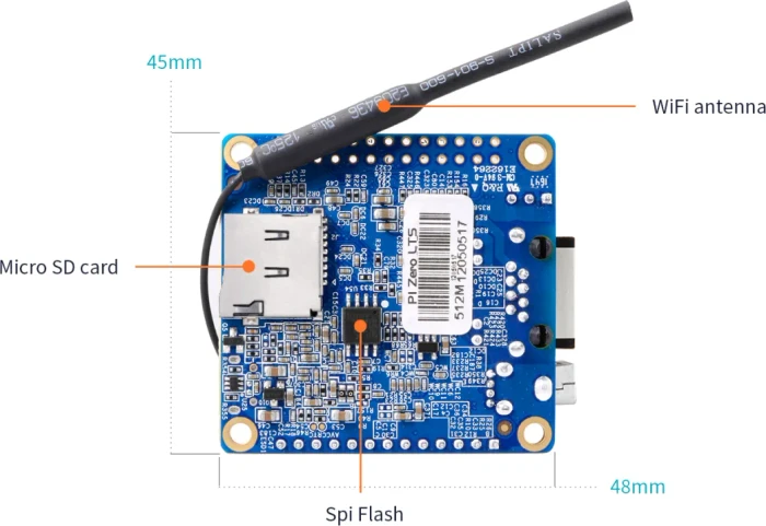 Orange Pi Zero LTS 512MB