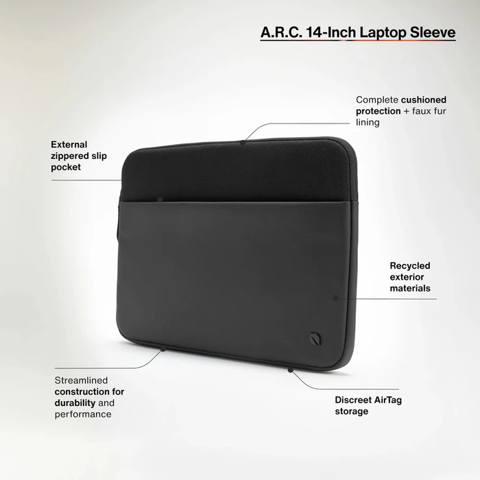 Incase Incase A.R.C. Sleeve for 14" Laptop, schwarz
