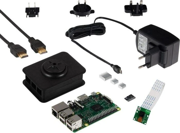 Raspberry Pi 3 Modell B, Kamera Bundle V1.x IR