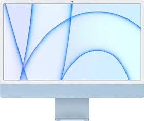 Apple iMac 24", blau, M1 - 8 Core CPU / 8 Core GPU, 16GB RAM, 1TB SSD, EN, 1Gb LAN [2021]