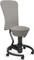 Aeris Swopper Work New Edition Bürohocker mit Rollen und Lehne, Feder Low, Gestell Alu schwarz, Bezug Wollmischung Select grau Vorschaubild