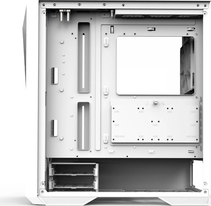 Zalman Z9 Iceberg MS_WHITE, weiß, Glasfenster