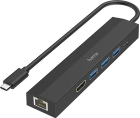 Hama USB-C Hub Multiport, USB-C 3.0 [Stecker] (00200144)