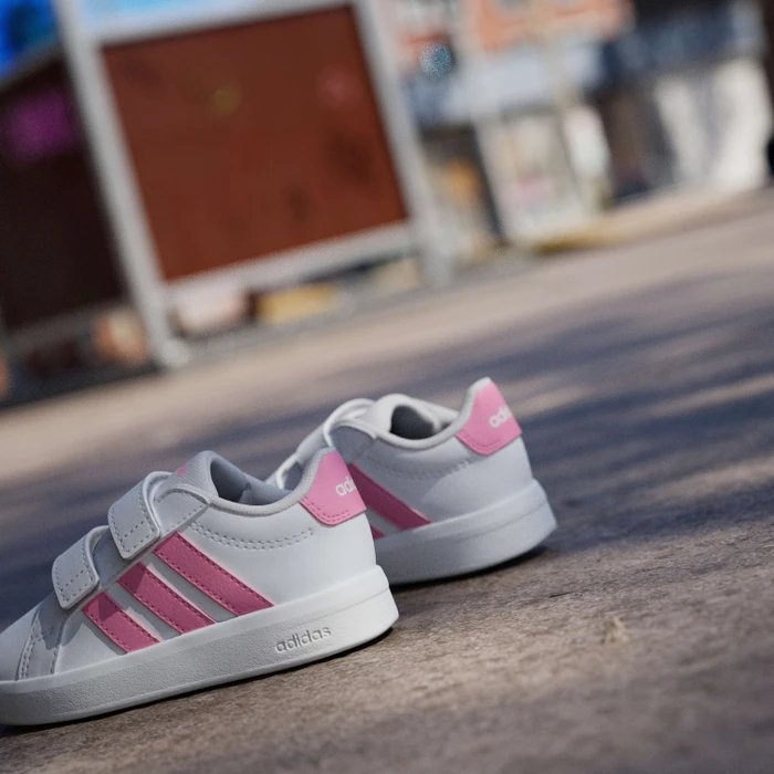 adidas Grand Court 3.0 cloud white/bliss pink (Junior)