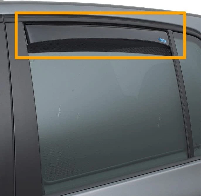 Climair Hintere Windabweiser (1 Set) für die Fahrer und Beifahrerseite