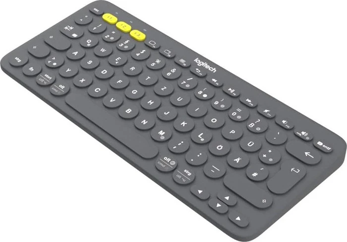 Logitech K380 Multi-Device Keyboard schwarz, Bluetooth, DE