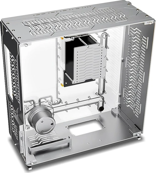 Singularity Computers Wraith, silber, Acrylfenster, Mini-ITX