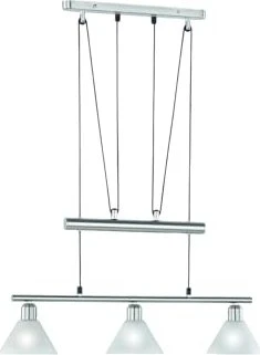 Trio Stamina Pendelleuchte 3-flammig nickel