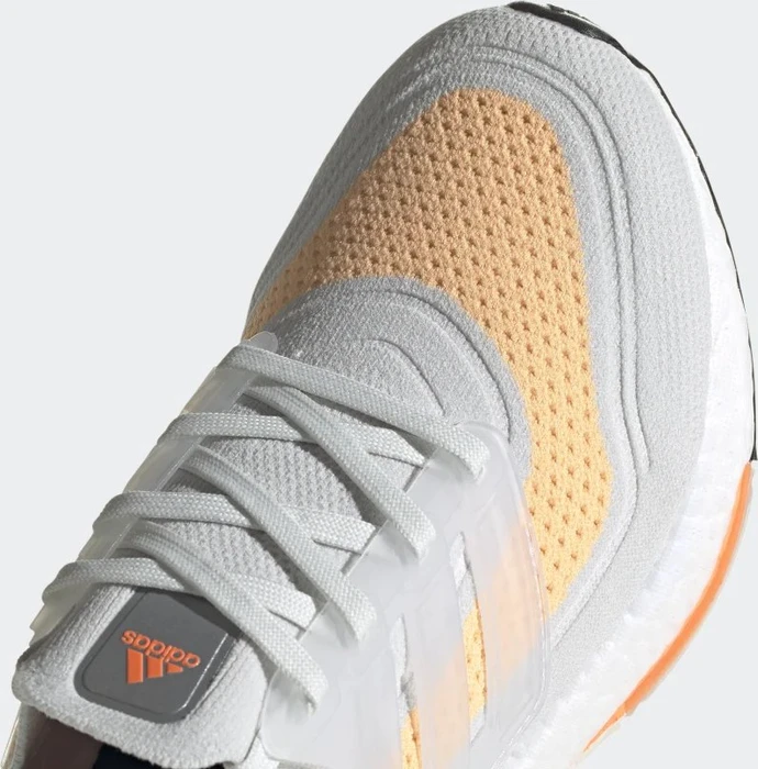 adidas Ultraboost 21 crystal white/acid orange (Damen)
