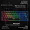 HK Gaming GK61 Pink, 60% Layout, rosa, LEDs RGB, Gateron BLACK, USB, US Vorschaubild
