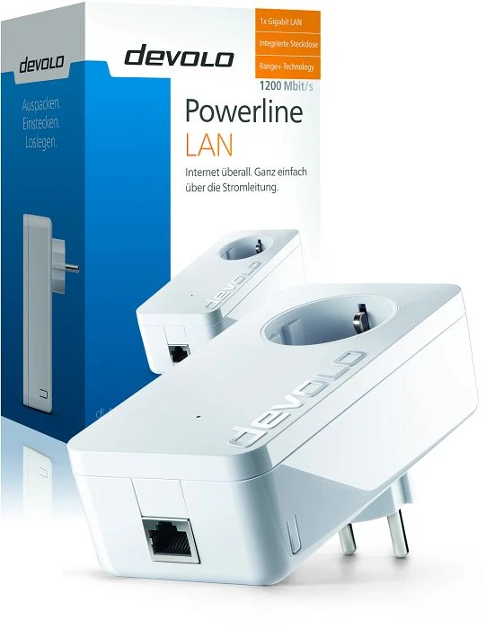 devolo dLAN 1200+ weiß, HomePlug AV2, RJ-45