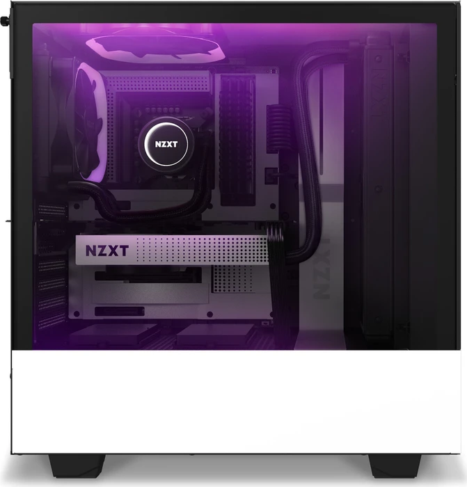 NZXT H510 Elite, weiß, Glasfenster