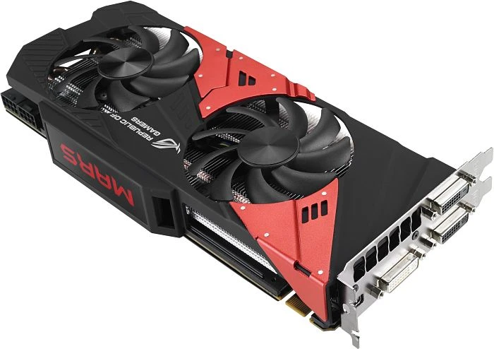 ASUS ROG Mars GeForce GTX 760 X2, MARS760-4GD5, 2x 2GB GDDR5, 3x DVI, mDP