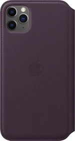 Apple Leder Folio Case für iPhone 11 Pro Max Aubergine