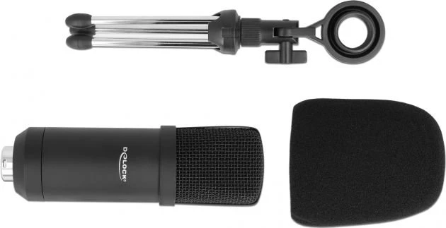 DeLOCK Professionelles USB Kondensator Mikrofon