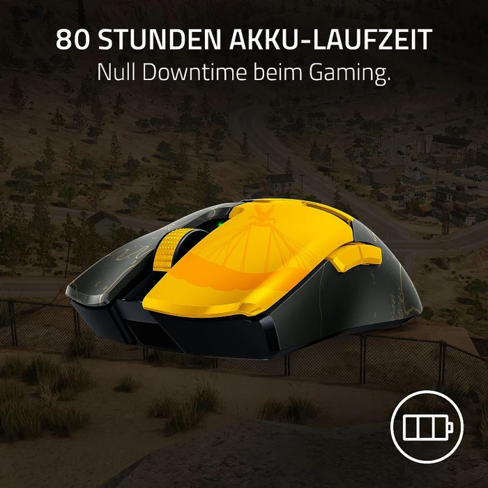 Razer Viper V2 Pro schwarz/gelb, PUBG: BATTLEGROUNDS Edition, USB