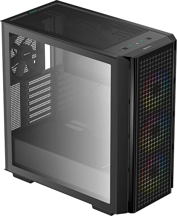 DeepCool CG540, schwarz, Glasfenster