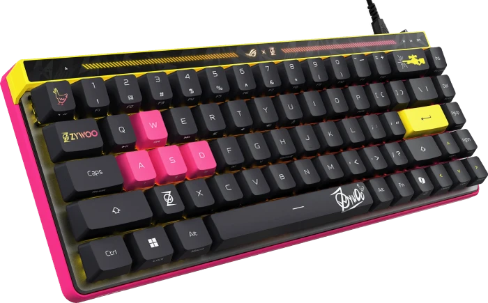 ASUS ROG Falchion Ace HFX, ZywOo Edition, PBT, ROG HFX Magnetic, USB, US