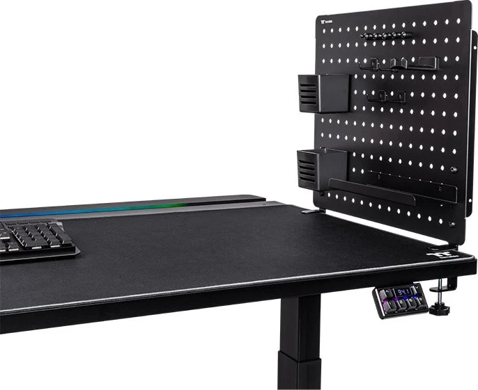 Thermaltake Gaming Desk Pegboard Tischerweiterung, Large, schwarz