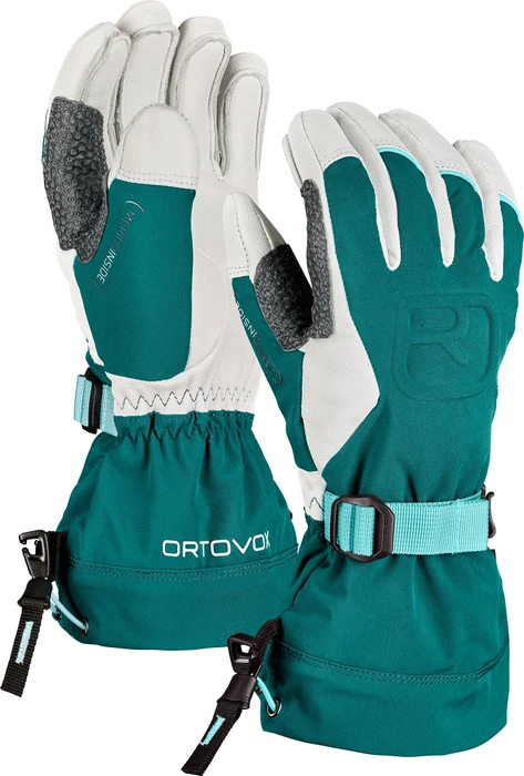 Ortovox Merino Freeride Skihandschuhe pacific green (Damen)