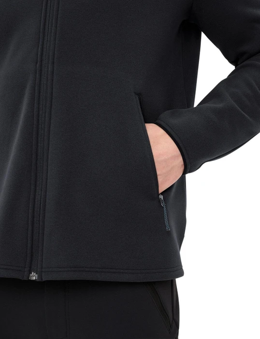 Vaude Idris Fleece Hoodie Jacke schwarz (Herren)