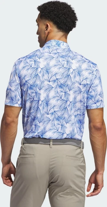 adidas Ultimate365 Mesh Print Poloshirt kurzarm white/royal blue (Herren)