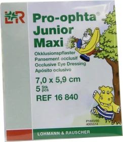 Lohmann & Rauscher Pro-ophta Augenverband Junior Maxi, 5 Stück