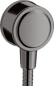 Hansgrohe Axor Montreux Wandanschluss mit Rückflussverhinderer polished black chrome