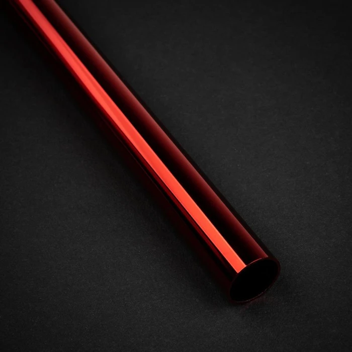 Bitspower Messing Hardtube 14mm, rot, Deep Red