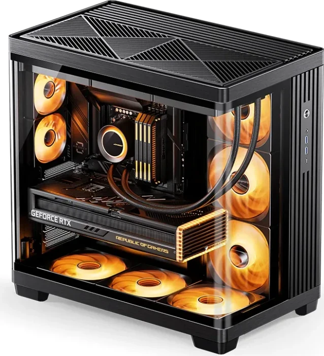 Jonsbo TK-4 Black, Glasfenster