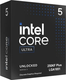 Intel Core Ultra 5 250KF Plus, 6P+12E/18T, 4.20-5.30GHz, boxed ohne Kühler