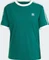adidas 3-Streifen T-Shirt kurzarm collegiate green (Damen) Vorschaubild