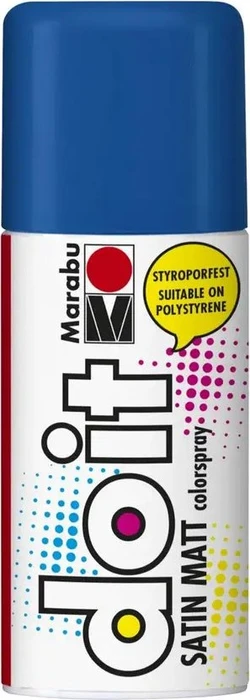 Marabu Do It Colorspray Satin Matt, mittelblau, 150ml