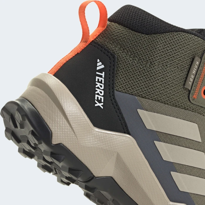 adidas Terrex AX4R Mid Rain.RDY olive strata/wonder beige/semi impact orange (Junior)