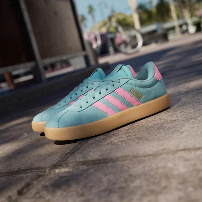 adidas VL Court 3.0 mint ton/bliss pink/gold metallic (Damen)