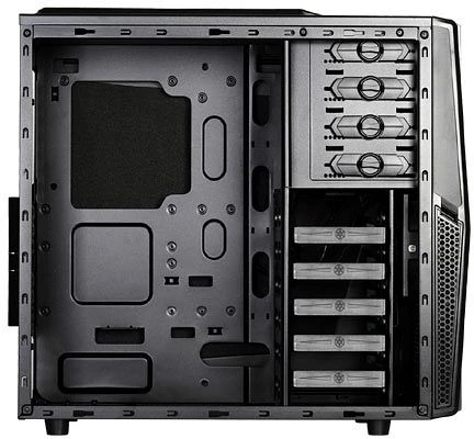 SilverStone Precision PS10 schwarz, schallgedämmt