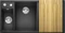 Blanco Axia III 6 S InFino Becken links mit Ablauffernbedienung anthrazit inkl. Holzschneidebrett Vorschaubild