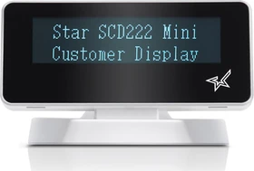 Star Micronics mPOP SCD222U, Kundendisplay, USB, weiß