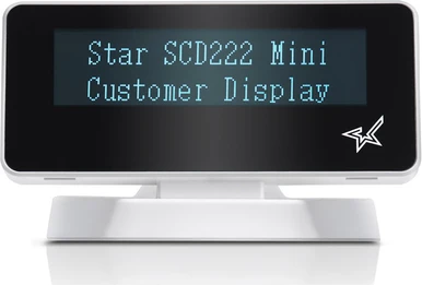 Star Micronics mPOP SCD222U, Kundendisplay, USB, weiß