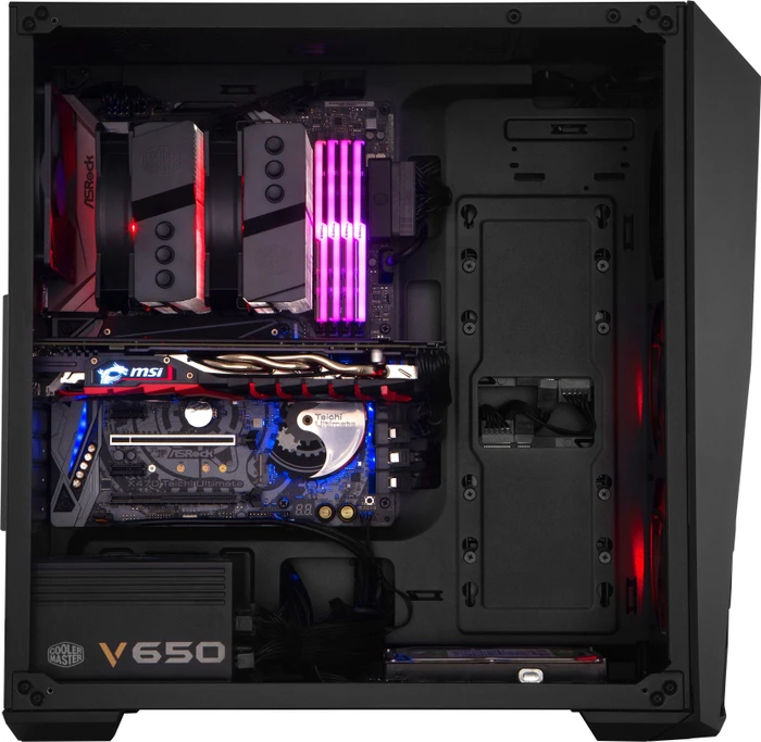 Cooler Master MasterBox K501L, schwarz, Acrylfenster