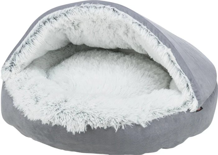 Trixie Höhlenbett Harvey, Ø70cm, grau/weiß