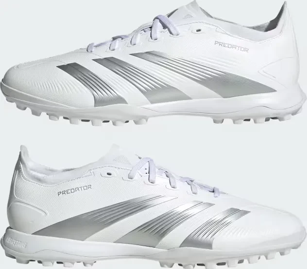 adidas Predator 24 League Low TF cloud white/silver metallic/grey one